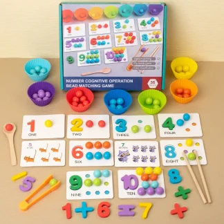 Matematyka Montessori Rekwizyty Dziecko Cyfrowe poznawcze puzzle do parowania Puzzle Genialne genialne perły Dziecięce zabawki akcji - AliExpress