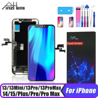 PINZHENG High Quality Screen INCELL LCD OLED For iPhone 14 Pro 15 Plus 13 Pro Max Displays For iPhone Replacement With Tools - AliExpress
