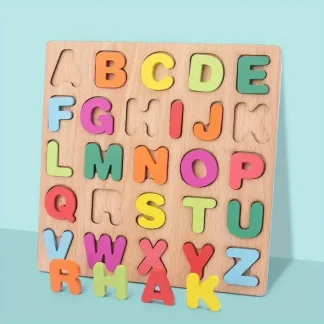 Kolorowy numer alfabetu drewniane puzzle dla dzieci inteligentna gra w dopasowywanie dzieci w wieku przedszkolnym wczesne zabawki edukacyjne - AliExpress
