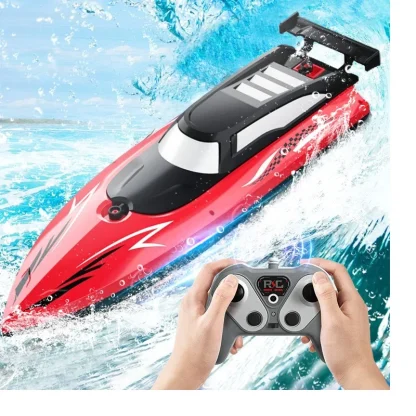 Cross-Border Remote Control Boat Electric Toy Charging 2.4G Remote Control Boat Double Spiral Pulp High-Speed Water Remote Contr - AliExpress