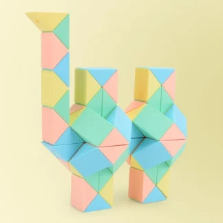 Magiczne bloki kostki węża. Zabawki dla dzieci. 3d Puzzle Montessori zabawka i łodyga dla dzieci w wieku 3 lat. Dorośli odprężają - AliExpress