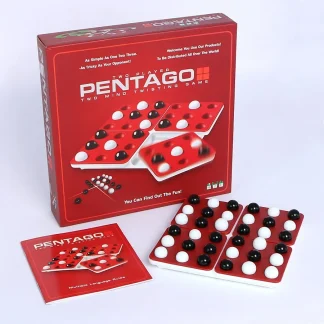 Gra Pentago Gra Pentago Gra planszowa Gomoku Magic Gomoku z czarno-białymi koralikami Gra planszowa dla rodziców Szachy Prezenty świąteczne - AliExpress