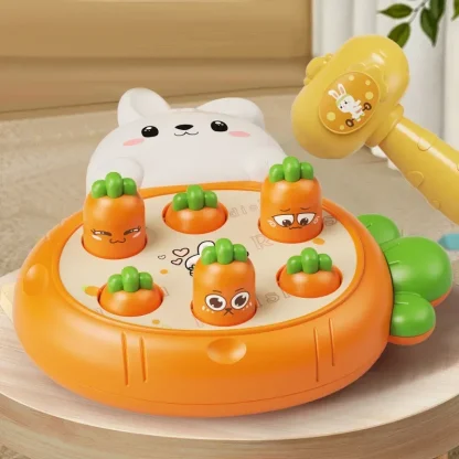Kreskówka Montessori zabawki dla dzieci maluch edukacyjny prezent urodzinowy motyw zwierzęcy gra w pukanie rodzic dziecko gra w młotkowanie - AliExpress