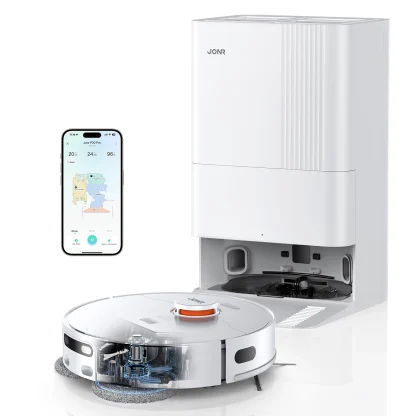 JONR Robot Vacuum P20 Pro International Edition Mopping Odkurzanie Chusteczki suszące Automatyczne czyszczenie Odbieranie kurzu Drenaż wody - AliExpress