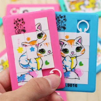 5 sztuk śliczne ruch zwierząt Puzzle dla dzieci prezent urodzinowy prysznic zabawki edukacyjne dla dzieci pamiątkowe upominki na przyjęcie nagroda - AliExpress