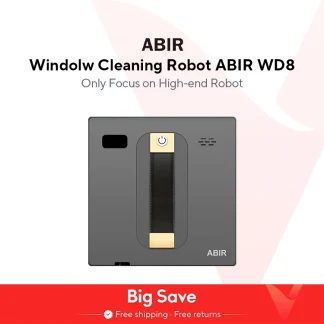 Robot Window cleaner ABIR WD8,Dual Water Spray,Smart Memory,High Vacuum Suction, Laser Sensor, Home Wall Glass Cleaning Robot - AliExpress 6