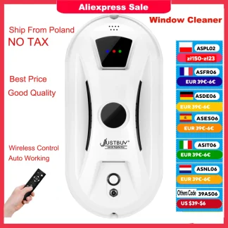 Robot Vacuum Cleaner Window Cleaning Auto Working Electric Glass Limpiacristales Remote Control For Home - AliExpress 15